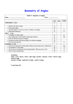 Geometry of Angles - Pukekohe High School