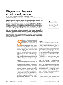 Diagnosis and Treatment of Sick Sinus Syndrome -