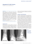 Management of Ankle Fractures - Rhode Island Medical Society