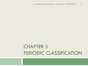 ch 3 classification of elements and periodic properties