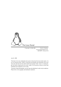 The Linux Kernel by D.A.Rusling