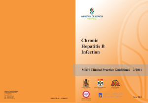 Chronic Hepatitis B Infection - National Medical Research Council