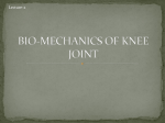 bio-mechanics of knee joint