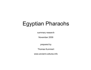 New Kingdom Pharaohs