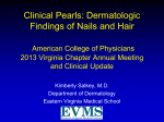 Clinical Pearls: Dermatologic Findings of Nails and Hair American