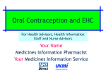 Oral Contraception and EHC