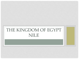The Kingdom of Egypt Nile