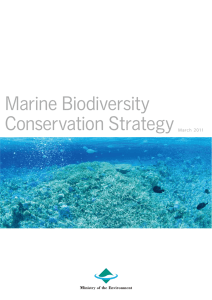 Marine Biodiversity Conservation Strategy