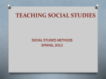 Teaching Social Studies - University of Sioux Falls
