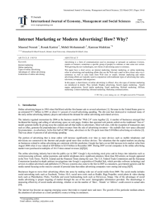 Internet Marketing or Modern Advertising!