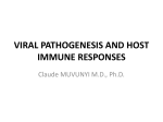 Lecture 4_VIRAL PATHOGENESIS AND HOST IMMUNE