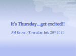 It`s Thursday…get excited!!
