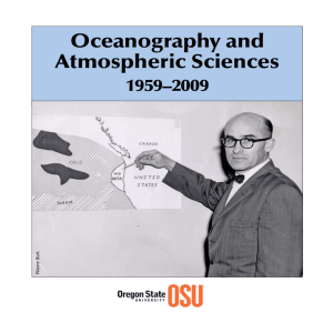 Oceanography and Atmospheric Sciences: 1959–2009