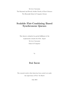 Scalable Flat-Combining Based Synchronous Queues