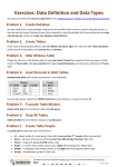 Exercises: Data Definition and Data Types