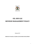 oil and gas revenue management policy