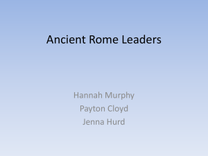 Ancient Rome - Monroe County Schools