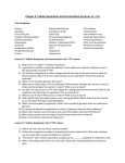 Chapter 9: Cellular Respiration and Fermentation (Lectures 12 + 13)