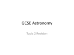 Topic 2 Booster PP - AstronomyGCSE.co.uk