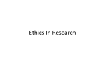 9-Ethics-In-Research - Human Resources Department