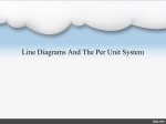 Line Diagrams And The Per Unit System