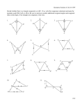 Decide whether there is a triangle congruent to