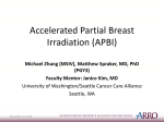 Accelerated Partial Breast Irradiation (APBI)
