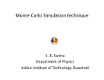 Monte Carlo Simulation technique