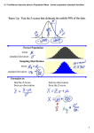 8.1 Confidence Intervals about a Population Mean