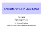 Characteristics of Logic Gates