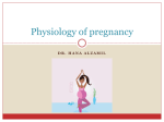 6-Physiology of pregnancy Medical final 20162016-04
