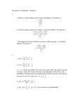 Discussion 12 Worksheet—Solutions