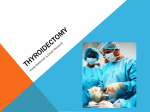 Thyroidectomy - JATC Surgical Technology