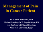 Pain in Cancer Patients