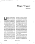 Model Theory, Volume 47, Number 11