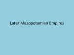 Later Mesopotamian Empires