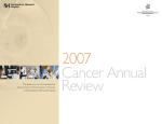 2007 Cancer Annual Review - Robert H. Lurie Comprehensive