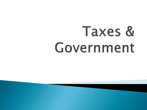taxes _ government