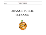 Unit 1 - Orange Public Schools