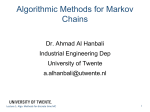 Algorithmic Methods for Markov Chains
