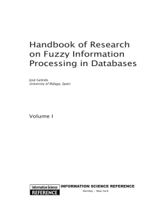 Handbook of Research on Fuzzy Information Processing in Databases