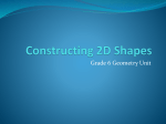 Constructing 2D Shapes