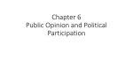 Chapter 6 Public Opinion and Political Participation