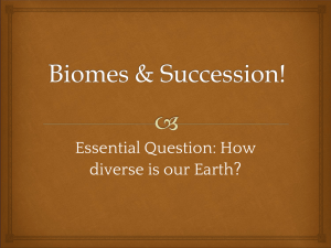 Biomes and Succession Power Point