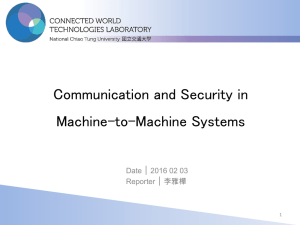 Communication-and-Security-in-M2M