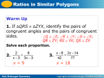 Ratios in Similar Polygons