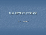 ALZHEIMER DISEASE