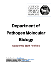 Department of Pathogen Molecular Biology