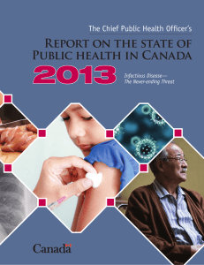Report on the state of Public health in Canada 2013