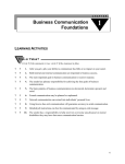 Chapter 1--Business Communication Foundations